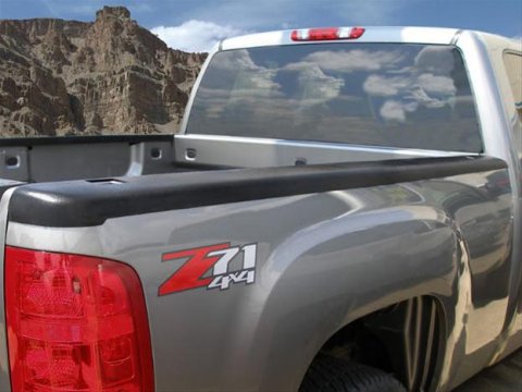 Stampede Rail Topz Bed Caps for 2007-2013 SILVERADO 1500 - BRC0025H Caps, Topz, Ribbed, Plastic, Black, Chevy, Pair thumbnail 2