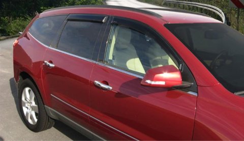 Stampede Tape-Onz Sidewind Deflectors 6425-2 Side Window Visor VentVisor - 4pc Smoke Nissan Pathfinder 2005-2012 thumbnail 2