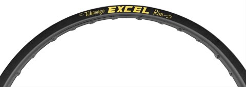 Excel Takasago Rims 30-5242 Motorcycle Rim, Aluminum, Black Anodized, 17 in. x 1.40 in., Front, 32-Spoke, Suzuki, Yamaha, Each thumbnail 3