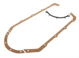 Trans-Dapt Performance Oil Pan Gaskets 4349 Gasket, Engine Pan, Cork/Rubber, Pontiac, 350-455, V8, Set thumbnail 1