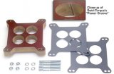 Trans-Dapt Performance 1 Inch Carburetor Spacer 2447 Spacer, Phenolic, in. Thick, 4-Hole, Square Bore, Each thumbnail 2