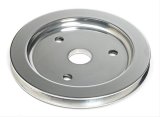 Trans-Dapt Performance Aluminum Crankshaft Pulleys 6052 Pulley, V-Belt, 1-Groove, Aluminum, Polished, Chevy, Small Block, Short Pump, Each thumbnail 2