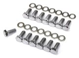 Trans-Dapt Performance Products Differential Cover Fasteners 9232 Bolt Set, Diff Bolt Set For GM 14 Bolt Chrome thumbnail 1