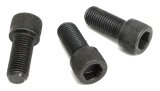 Trans-Dapt Performance Pulley Bolts 9491 Bolts, Steel, Black, Allen, 7/16 in.-20, 1.0 in. UHL, Universal, Set of 3 thumbnail 1