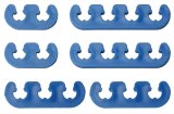 Trans-Dapt Performance Products Ignition Wire Looms and Separators 9368 Deluxe Dividers, with Blue thumbnail 1