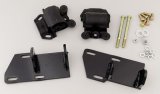 Trans-Dapt Performance Engine Swap Motor Mounts 9906 Mounts, Swap, Complete, Bolt-In, Steel/Rubber, Black/Black, Chevy, GMC, Small Block, Kit thumbnail 2