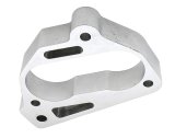 Trans-Dapt Performance Wide-Open TBI Spacers 2635 Throttle Body Spacer, Wide Open, Aluminum, Natural, 1 in., Chevy, GMC, Pickup/SUV, Each thumbnail 1