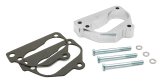 Trans-Dapt Performance Wide-Open TBI Spacers 2635 Throttle Body Spacer, Wide Open, Aluminum, Natural, 1 in., Chevy, GMC, Pickup/SUV, Each thumbnail 2
