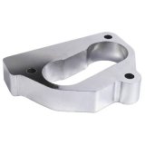 Trans-Dapt Performance Wide-Open TBI Spacers 2635 Throttle Body Spacer, Wide Open, Aluminum, Natural, 1 in., Chevy, GMC, Pickup/SUV, Each thumbnail 3