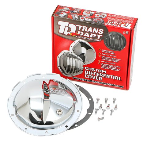 Trans-Dapt Performance Chrome 10 Bolt GM 8.5 Inch Differential Cover 9037 Cover, Steel, Chrome, GM, in., 10-Bolt, Kit