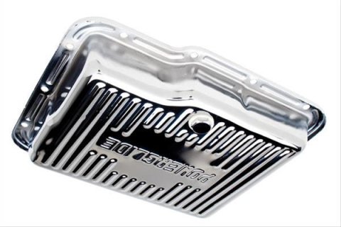 Trans-Dapt Performance Transmission Pans 9124 Pan, Steel, Finned, Chrome, Powerglide, Stock Capacity, Each