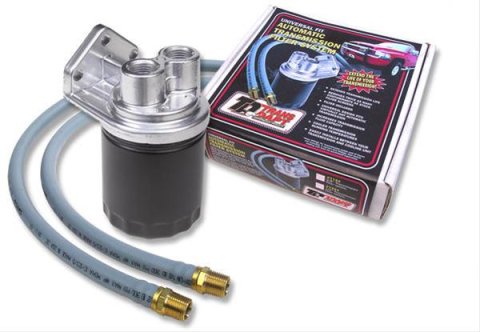 Trans-Dapt Performance Transmission Filter Systems 1155 Remote Filter, 3/8 in. Hose Included, Kit