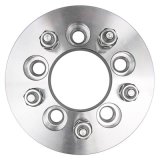 Trans-Dapt Performance Billet Wheel Adapters 3606 Adapters, 1.250 in. Thickness, Aluminum, Clear Anodized, 5 x 4.25 in. Hub to 5 x 4.50 in. Wheel, Pair thumbnail 3