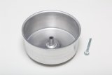 Trans-Dapt Performance Carburetor Caps 2007 Cover, Aluminum, Natural, 5 1/8 in. Air Horn Diameter, Each thumbnail 2