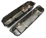 Trans-Dapt Performance Products Valve Covers 8618 BB MOPAR ASPHALT BLACK POWDER COATED VALVE COVERS thumbnail 2