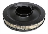 Trans-Dapt Performance Products Air Cleaners 8657 ASPHALT BLACK POWDER COATED 14" FLAT BASE AIR CLEANER thumbnail 1