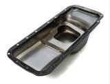 Trans-Dapt Performance Products Oil Pans 8712 BB MOPAR ASPHALT BLACK POWDER COATED OIL PAN thumbnail 1