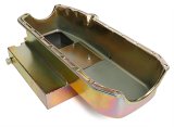 Trans-Dapt Performance Products Oil Pans 7115 SB CHEVY CLAIMER OIL PAN 283-400 8QT DRIVERS SIDE DIPSTICK ZINC thumbnail 1