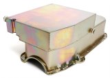 Trans-Dapt Performance Products Oil Pans 7115 SB CHEVY CLAIMER OIL PAN 283-400 8QT DRIVERS SIDE DIPSTICK ZINC thumbnail 2