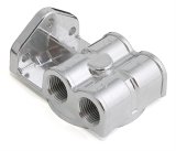 Trans-Dapt Performance Remote Oil Filter Relocation Kits 1014 Kit, Single Filter, 30 in. Length Hoses, 90 degree ports, GM LS Engine Swap, Kit thumbnail 1