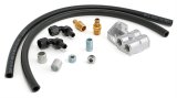 Trans-Dapt Performance Remote Oil Filter Relocation Kits 1014 Kit, Single Filter, 30 in. Length Hoses, 90 degree ports, GM LS Engine Swap, Kit thumbnail 3