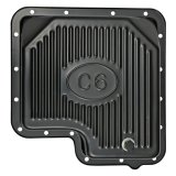 Trans-Dapt Performance Products Automatic Transmission Pans 7171 Pan, Ford C6 Black Finned Trans Pan thumbnail 1