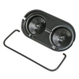Trans-Dapt Performance Products Master Cylinder Reservoir Covers 7188 Cover, 2 3/8" X 5" Black Brake Cover thumbnail 1