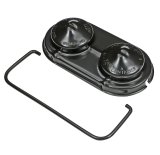 Trans-Dapt Performance Products Master Cylinder Reservoir Covers 7188 Cover, 2 3/8" X 5" Black Brake Cover thumbnail 2
