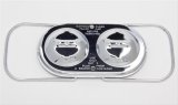 Trans-Dapt Performance Master Cylinder Covers 9102 Cover, Steel, Chrome, Dual Bail, 5 3/4 in. x 3 in., Each thumbnail 1