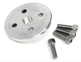 Trans-Dapt Performance Pulley Covers 6060 Nose, Polished Aluminum, short water pump thumbnail 1