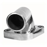 Trans-Dapt Performance Aluminum Water Necks 6007 Neck, Aluminum, Polished, 90 Degree, Chevy, Big/Small Block, Each thumbnail 1