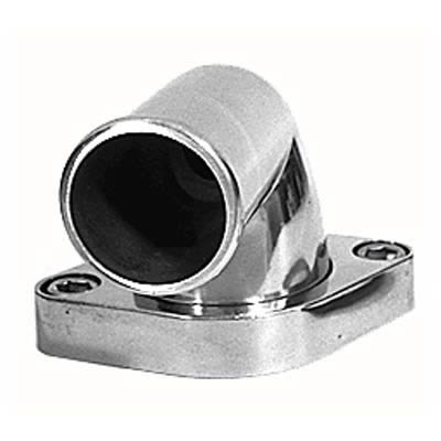 Trans-Dapt Performance Aluminum Water Necks 6007 Neck, Aluminum, Polished, 90 Degree, Chevy, Big/Small Block, Each