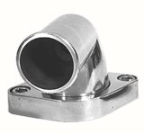 Trans-Dapt Performance Aluminum Water Necks 6007 Neck, Aluminum, Polished, 90 Degree, Chevy, Big/Small Block, Each thumbnail 2