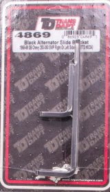Trans-Dapt Performance Steel Alternator Brackets 4869 Bracket Black Chevy 283-350 Short Water Pump thumbnail 3