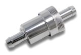 Trans-Dapt Performance Products Fuel Filters 9407 Filter Chrome with Bronze element for 3/8" hose with clamps thumbnail 1