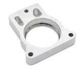 Trans-Dapt Performance Swirl-Torque TBI Spacers 2564 Throttle Body Spacer, Swirl-Torque, Aluminum, Natural, 1 in., Chevy, GMC, Pickup/SUV/Van, Each thumbnail 1