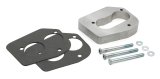 Trans-Dapt Performance Wide-Open TBI Spacers 2636 Throttle Body Spacer, Wide Open, Aluminum, Natural, 1 in., Chevy, GMC, Pickup/SUV, Each thumbnail 2