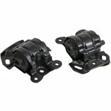 Trans-Dapt Performance Motor Mounts 4217 Mount, Frame Pad, Bolt-In, Steel/Rubber, Black, Chevy, GMC, S-Series with GM, V6, Pair thumbnail 1