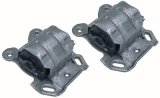 Trans-Dapt Performance Motor Mounts 4217 Mount, Frame Pad, Bolt-In, Steel/Rubber, Black, Chevy, GMC, S-Series with GM, V6, Pair thumbnail 2
