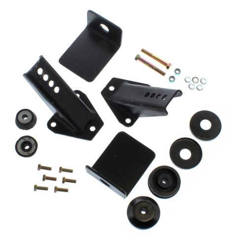Trans-Dapt Performance Universal Street Rod-Style Motor Mounts 4505 Mounts, Universal, Biscuit Style, Complete Mount, Weld-In, Chevy, Big Block, Small Block, Fits 24 in. to 30 in. Frame Rails, Kit