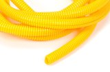 Trans-Dapt Performance Convoluted Tubing 7589 Tubing, Polyethylene, Yellow, 3/8 in. Diameter, 10 ft. Long, Each thumbnail 3