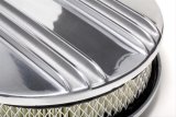 Trans-Dapt Performance Aluminum Air Cleaners 6026 Cleaner Assembly; Cleaner; Finned; Oval; Polished; 8 3/8 x 12 in.; 5 1/8 in. Neck; Use Filter thumbnail 3