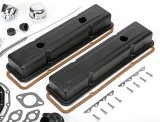 Trans-Dapt Performance PerfectMatch Powdercoated Engine Dress-Up Kits 3055 Kit, PerfectMatch, Steel, Asphalt Black Powdercoated, Chevy, Small Block, Kit thumbnail 2