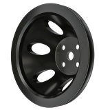 Trans-Dapt Performance Products Water Pump Pulleys 7140 Pulley, SBC Alum Swp Sngl Upper Pulley Black thumbnail 2