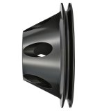 Trans-Dapt Performance Products Water Pump Pulleys 7140 Pulley, SBC Alum Swp Sngl Upper Pulley Black thumbnail 3
