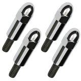 Trans-Dapt Performance Products Valve Covers 7472 Cover, 1/4-20 X 1-1-3/8 Tall V/C Fasteners Acorn Chrome thumbnail 1