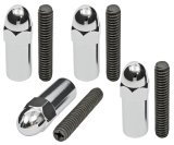 Trans-Dapt Performance Products Valve Covers 7472 Cover, 1/4-20 X 1-1-3/8 Tall V/C Fasteners Acorn Chrome thumbnail 2