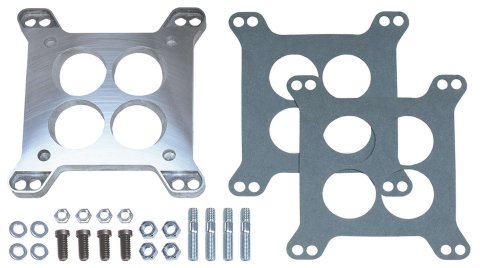 Trans-Dapt Performance Carburetor Adapters 2090 Adapter, Ported, Square Bore Carburetor, 4-Barrel Manifold, .500 in. Thick, Kit thumbnail 2