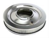 Trans-Dapt Performance Chrome Air Cleaners 2315 Filter Assembly, 14 in. Diameter, Round, Flat Base, Steel, Chrome, 2 1/8 in. Filter Height, Each thumbnail 1