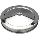 Trans-Dapt Performance Chrome Air Cleaners 2315 Filter Assembly, 14 in. Diameter, Round, Flat Base, Steel, Chrome, 2 1/8 in. Filter Height, Each thumbnail 4